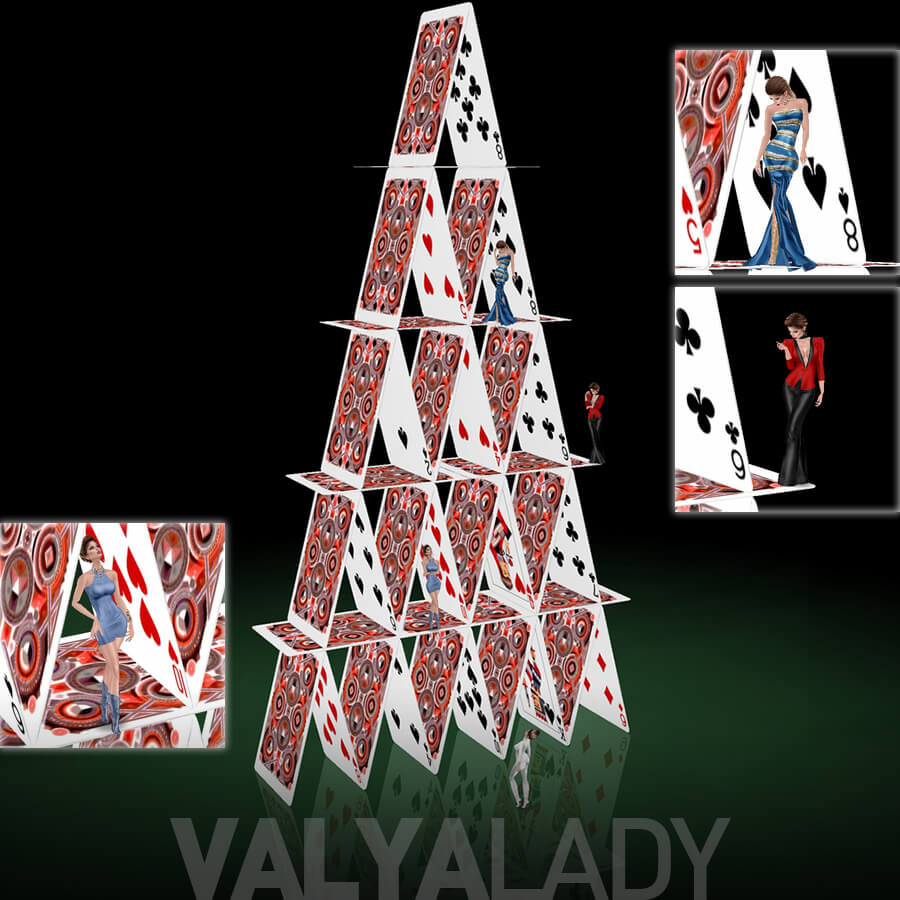 Castle of Cards Classic by ValyaLady