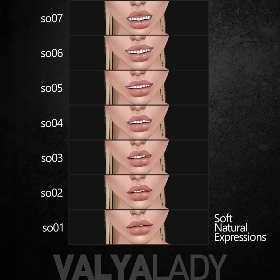 Mouth Expressions by ValyaLady